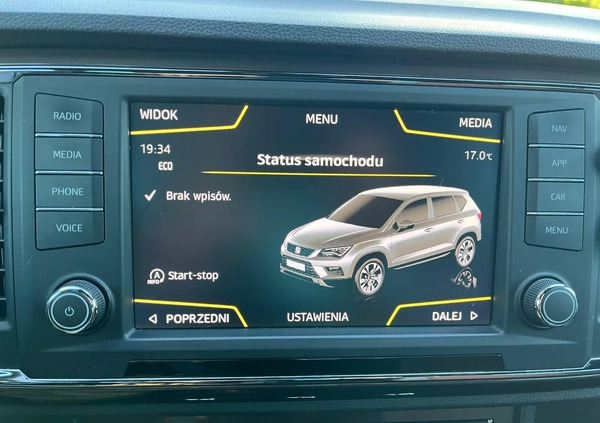 Seat Ateca cena 71000 przebieg: 118000, rok produkcji 2017 z Chorzów małe 781